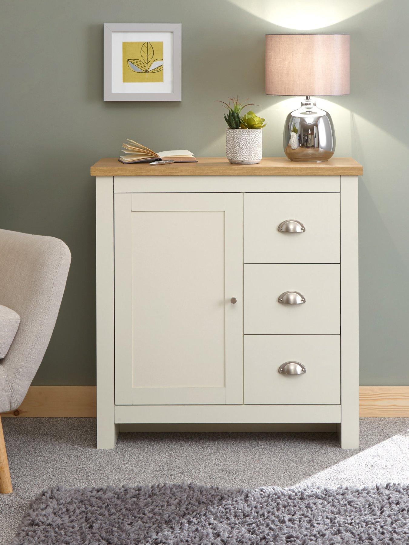 undefined Lancaster 1 Door, 3 Drawer Multi Unit - Cream