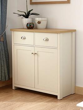 Product photograph of Gfw Lancaster 2 Door 2 Drawer Sideboard - Cream from very.co.uk