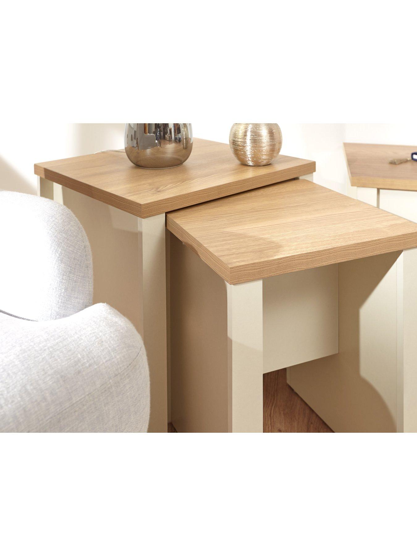 Image 4 of 5 of GFW Lancaster Nest Of Tables - Cream