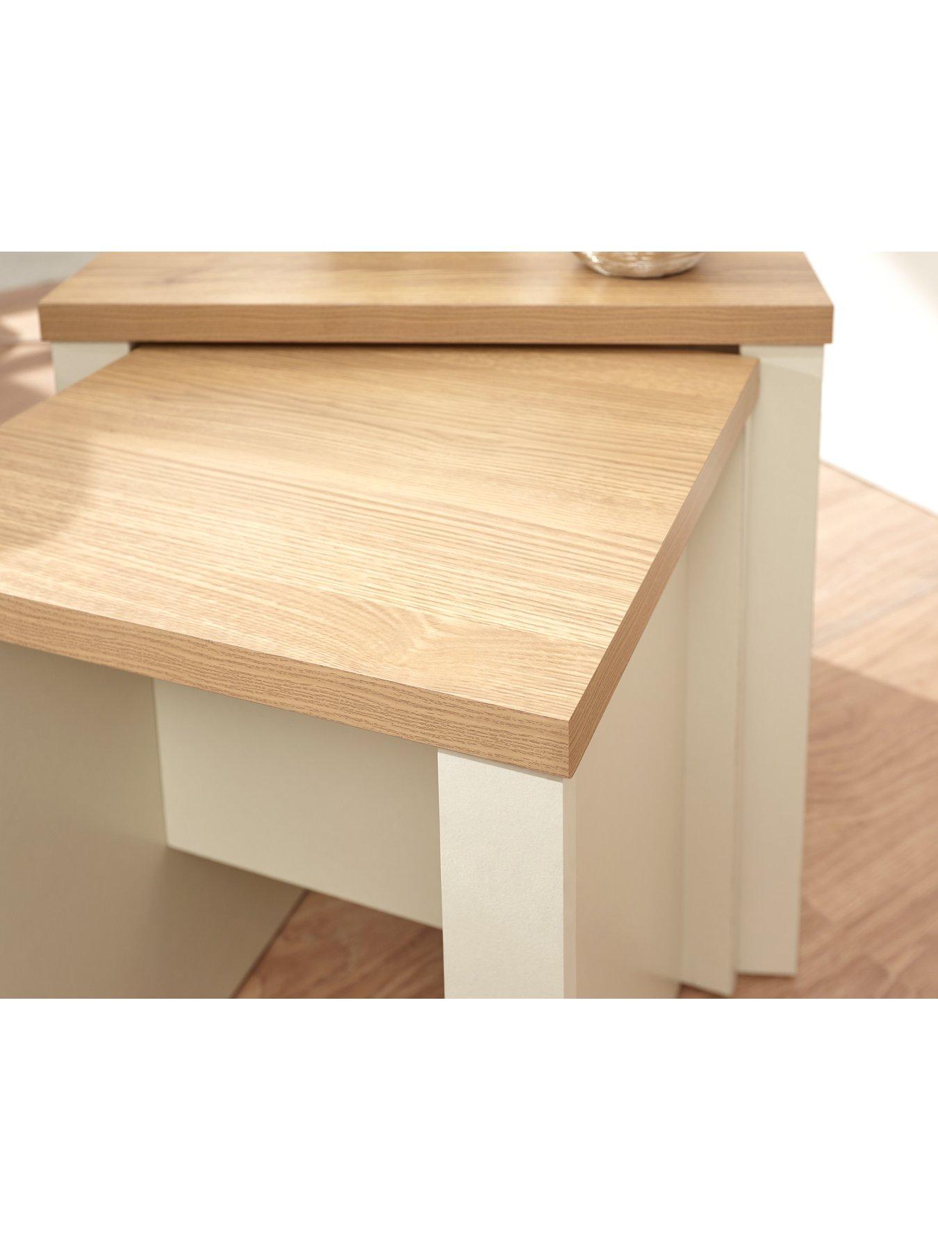 Image 5 of 5 of GFW Lancaster Nest Of Tables - Cream