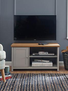 Product photograph of Gfw Lancaster 1 Door Small Tv Cabinet - Fits Up To 43 Inch Tv - Grey Veneers from very.co.uk