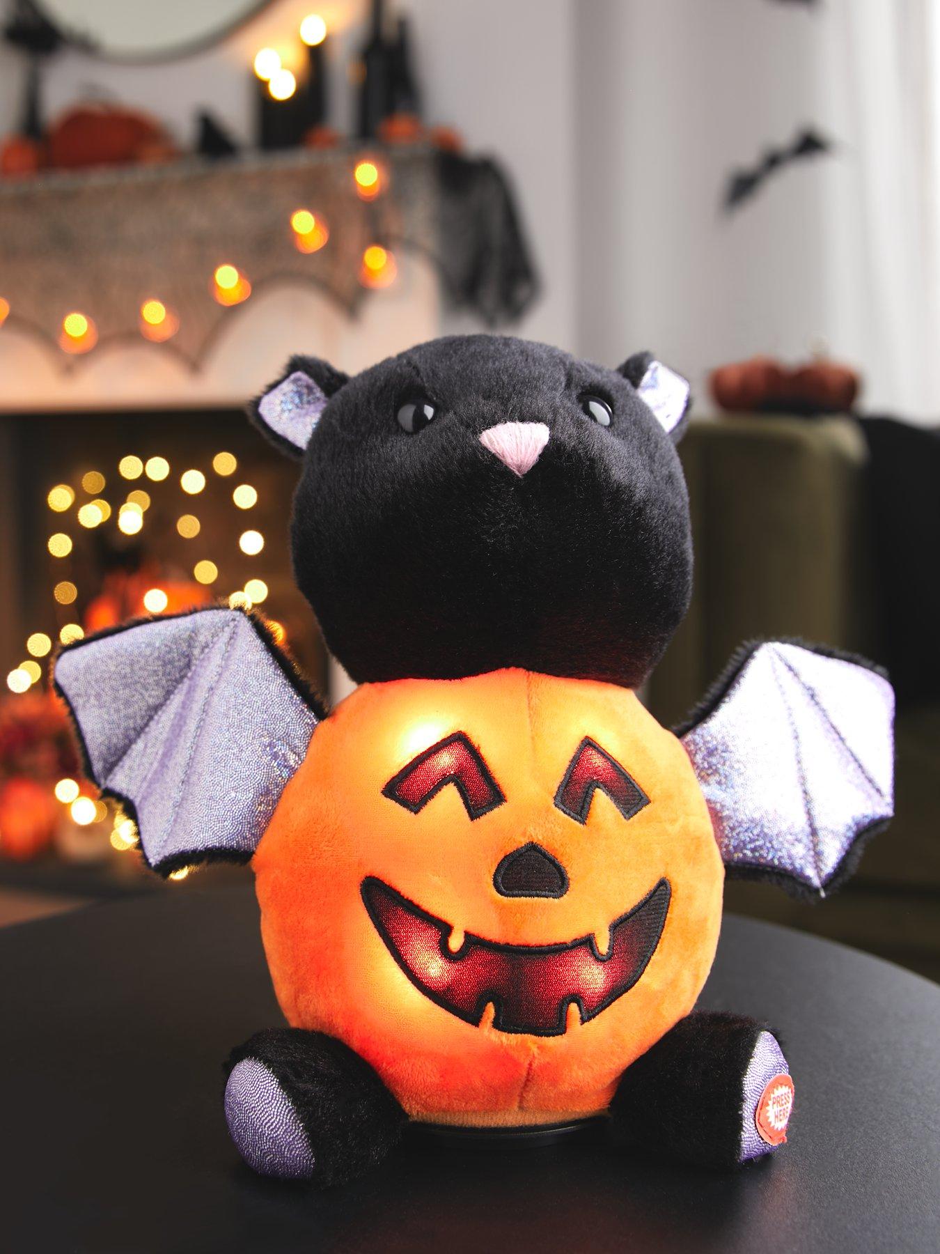 Product photograph of Festive Spinning And Singing Halloween Bat With Lights from very.co.uk