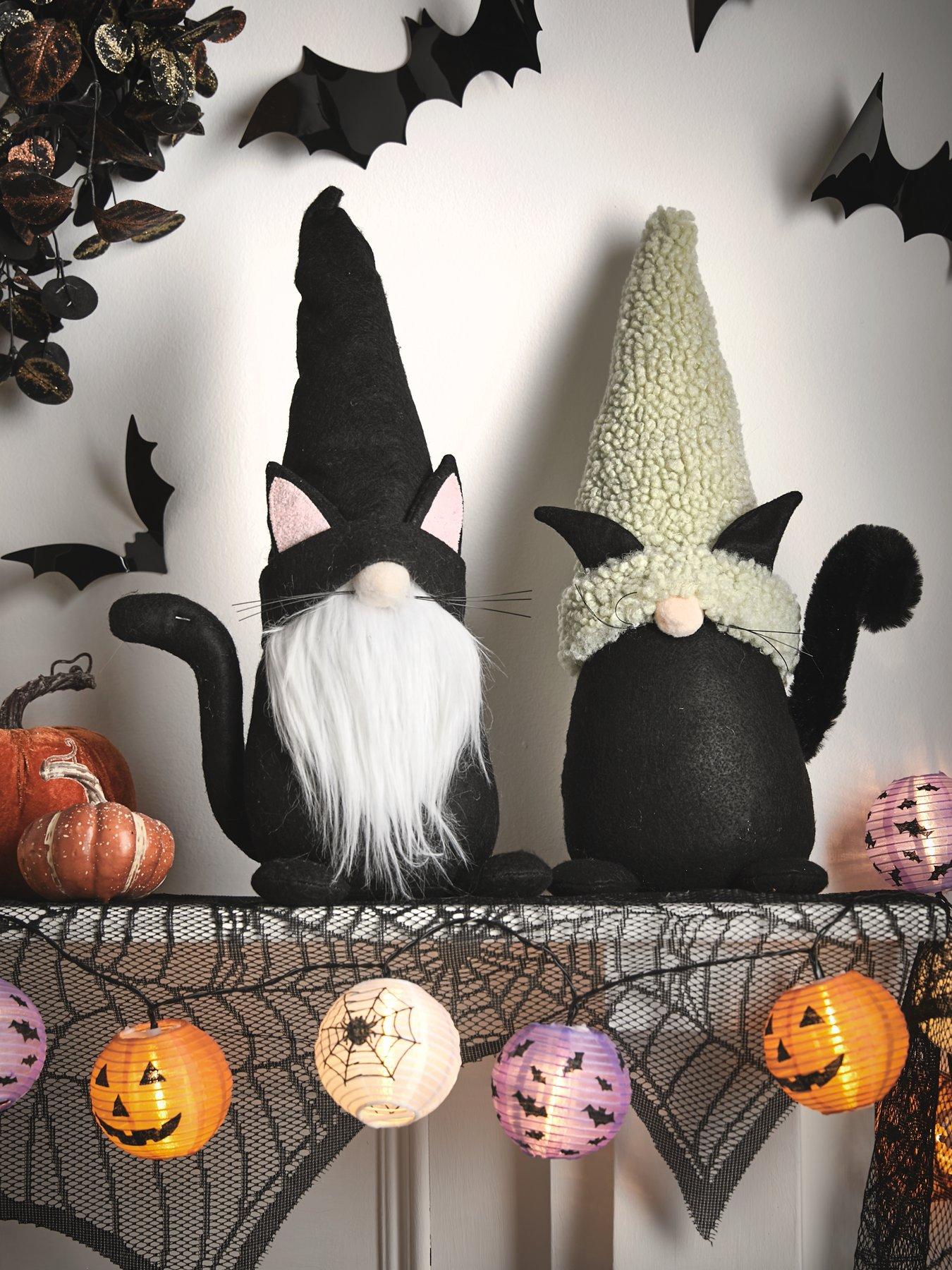 Festive Halloween Black Cat Gonks (Set of 2) | very.co.uk