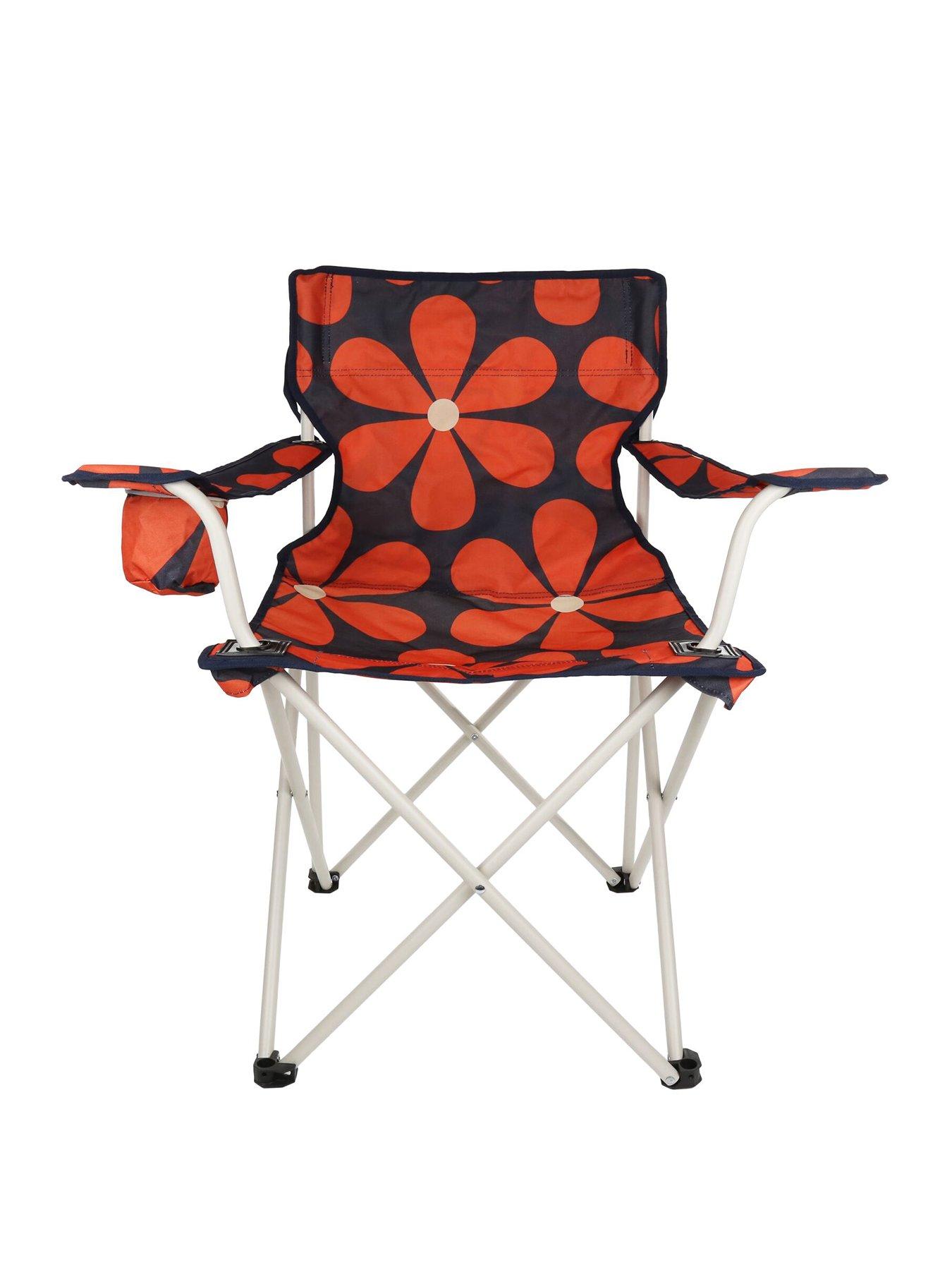 Product photograph of Regatta Orla Kiely Folding Chair from very.co.uk