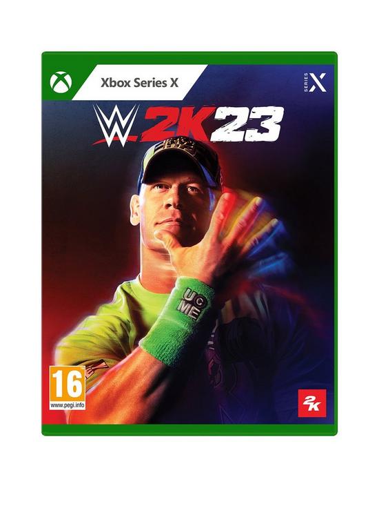 front image of xbox-series-x-wwe-2k23
