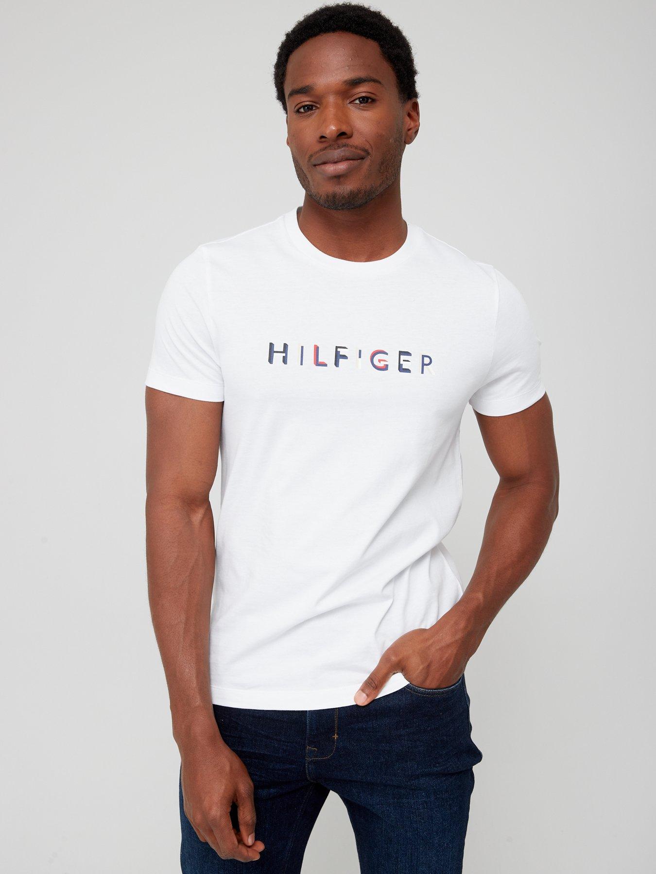 Tommy Hilfiger Logo Print Tee - White