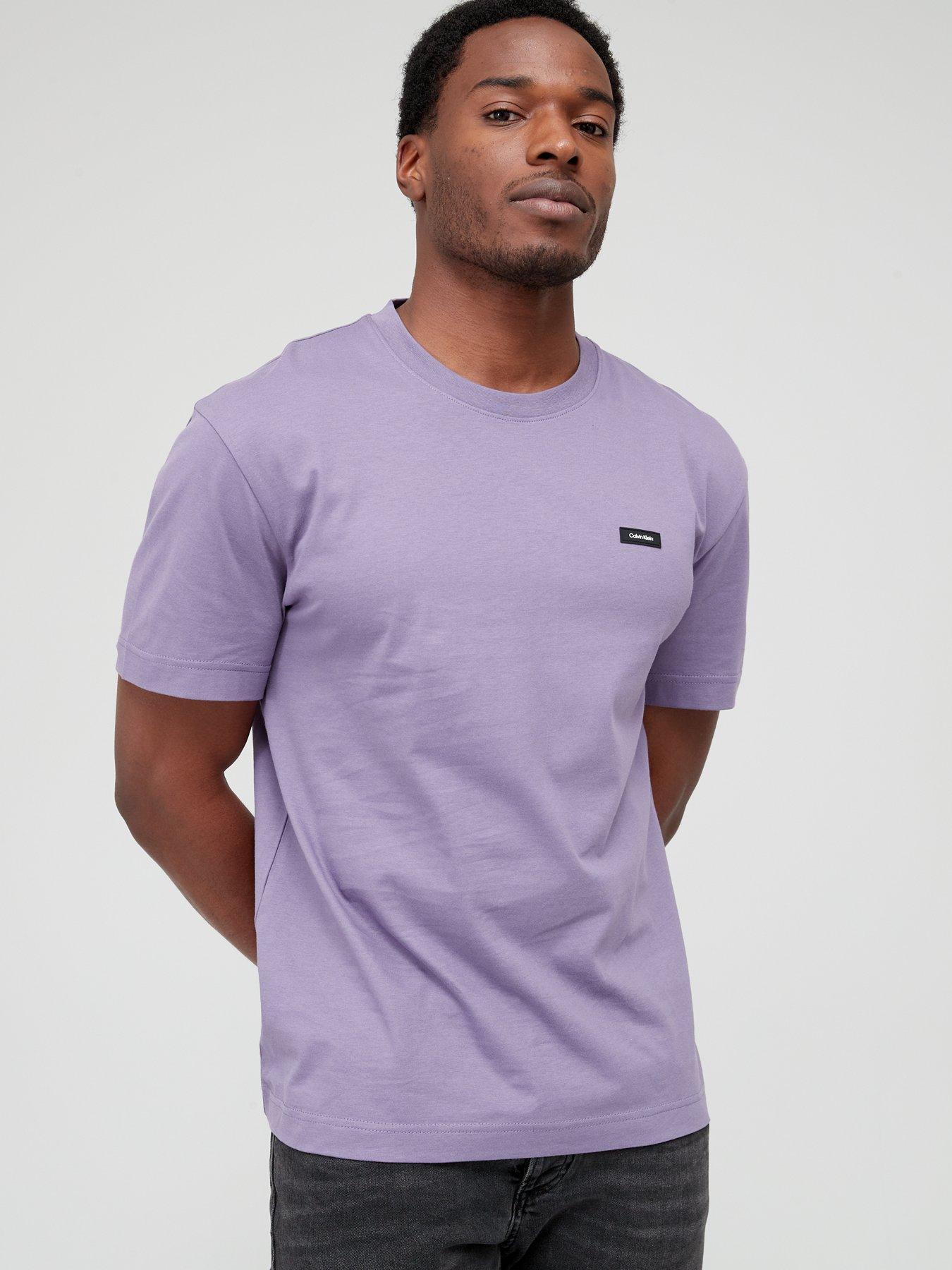 Calvin klein shirt purple sale