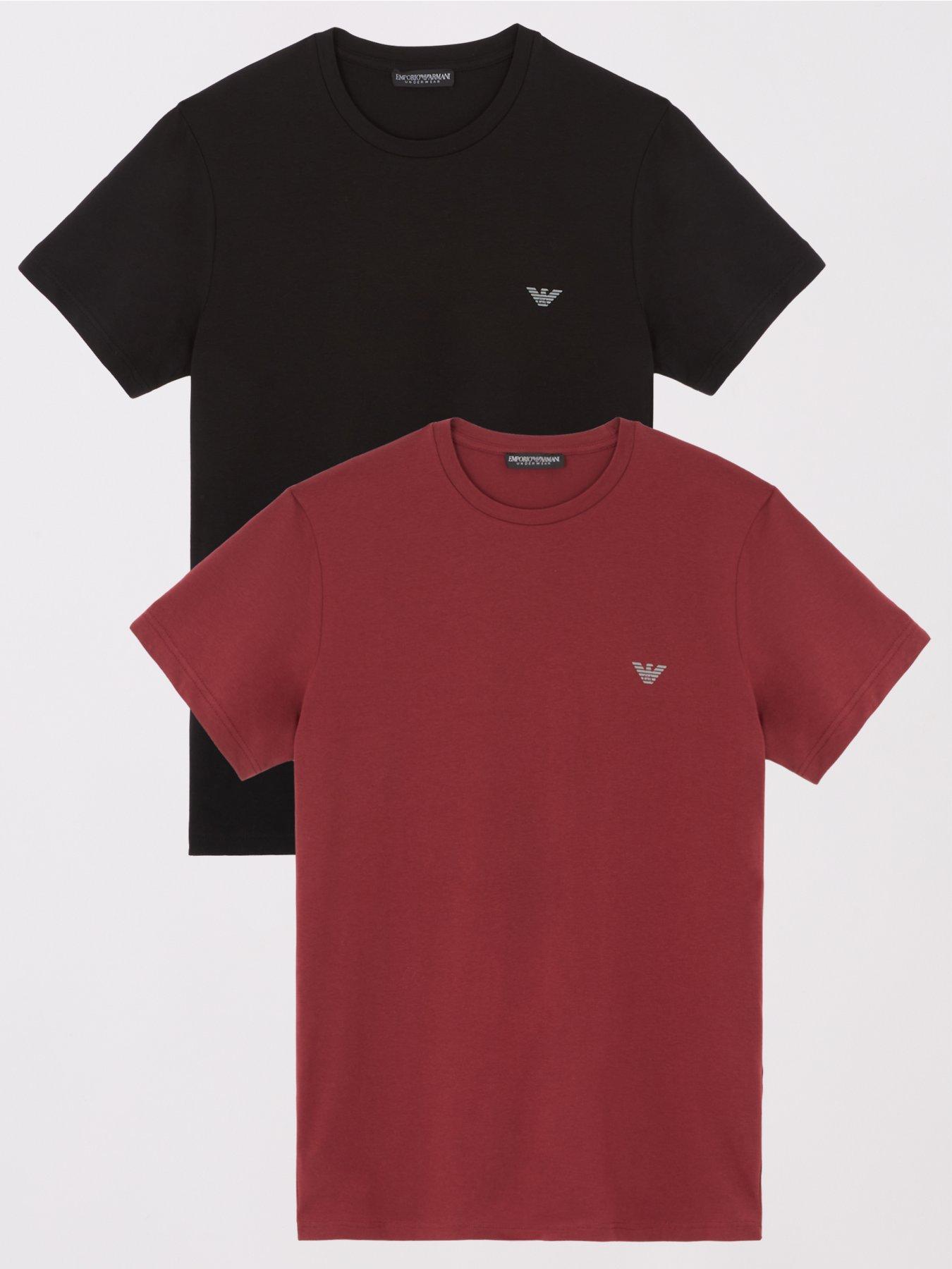 Emporio armani hotsell t shirt red