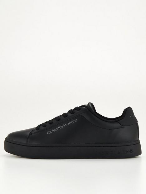 calvin-klein-jeans-classic-cupsole-lace-up-leather-trainer-black