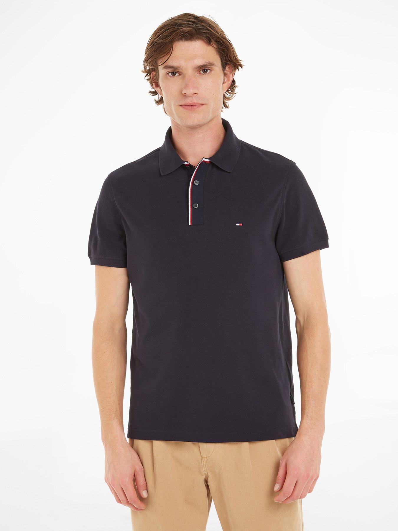 Cotton Striped Mens Tommy Hilfiger Polo Tshirt Wholesale at Rs 350