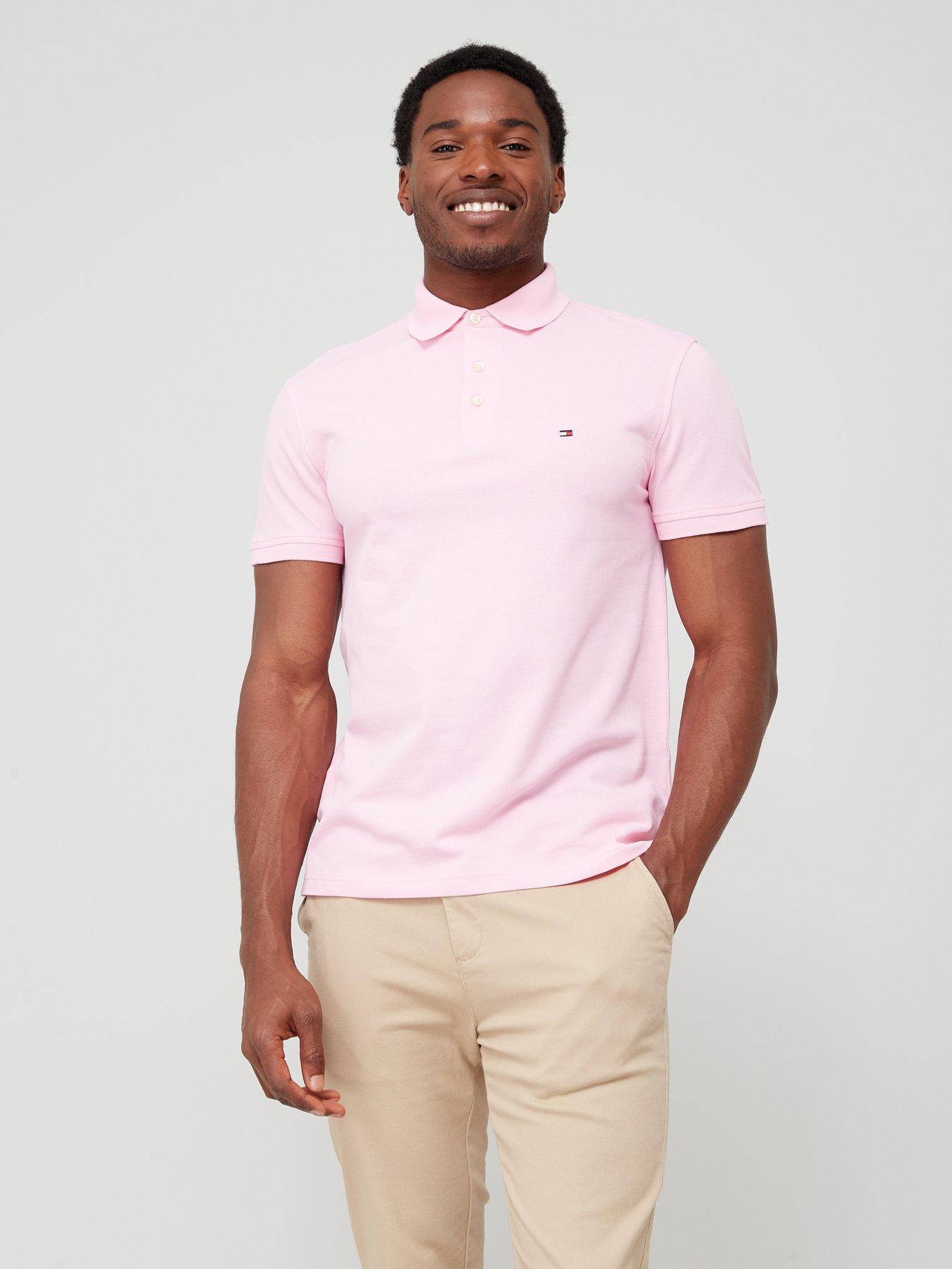 Tommy hilfiger deals pink polo shirt