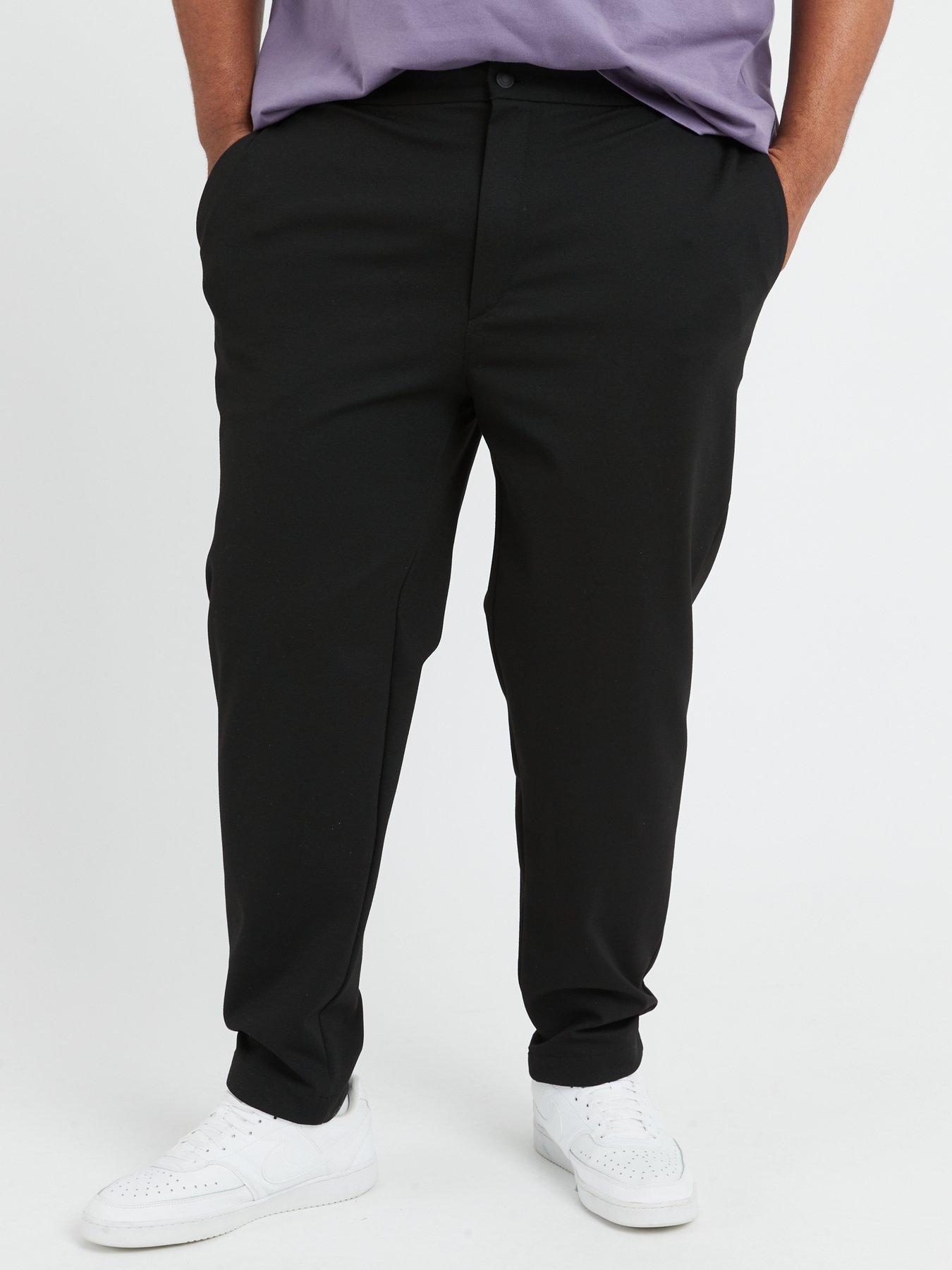 Men's smart brushed cotton trouser from Crew Clothing Company