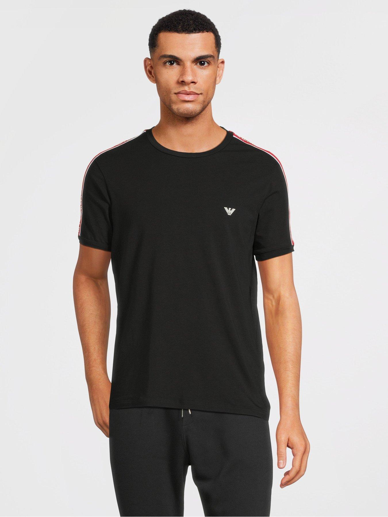 Emporio armani black outlet t shirt