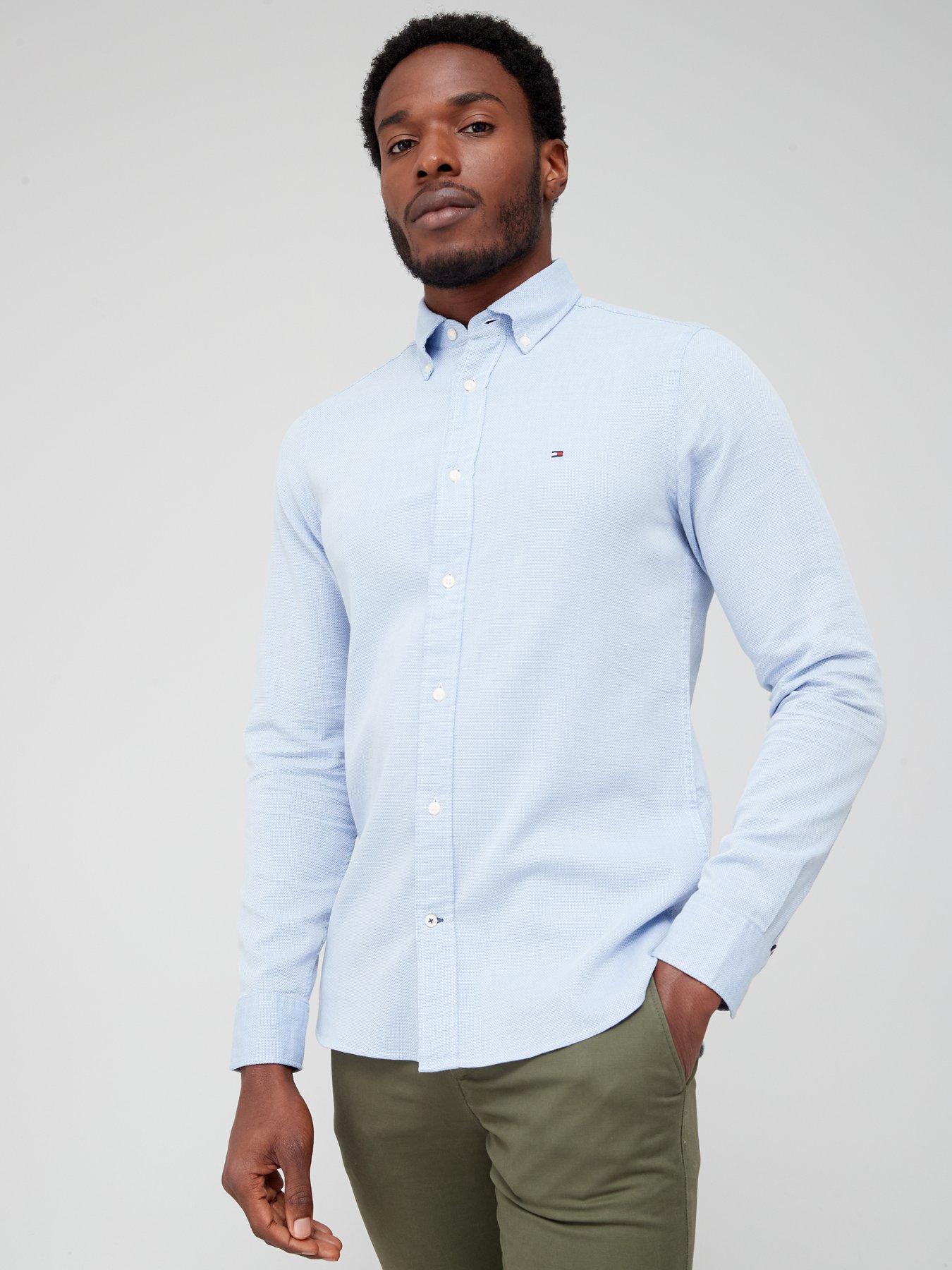 Tommy hilfiger two tone best sale dobby shirt