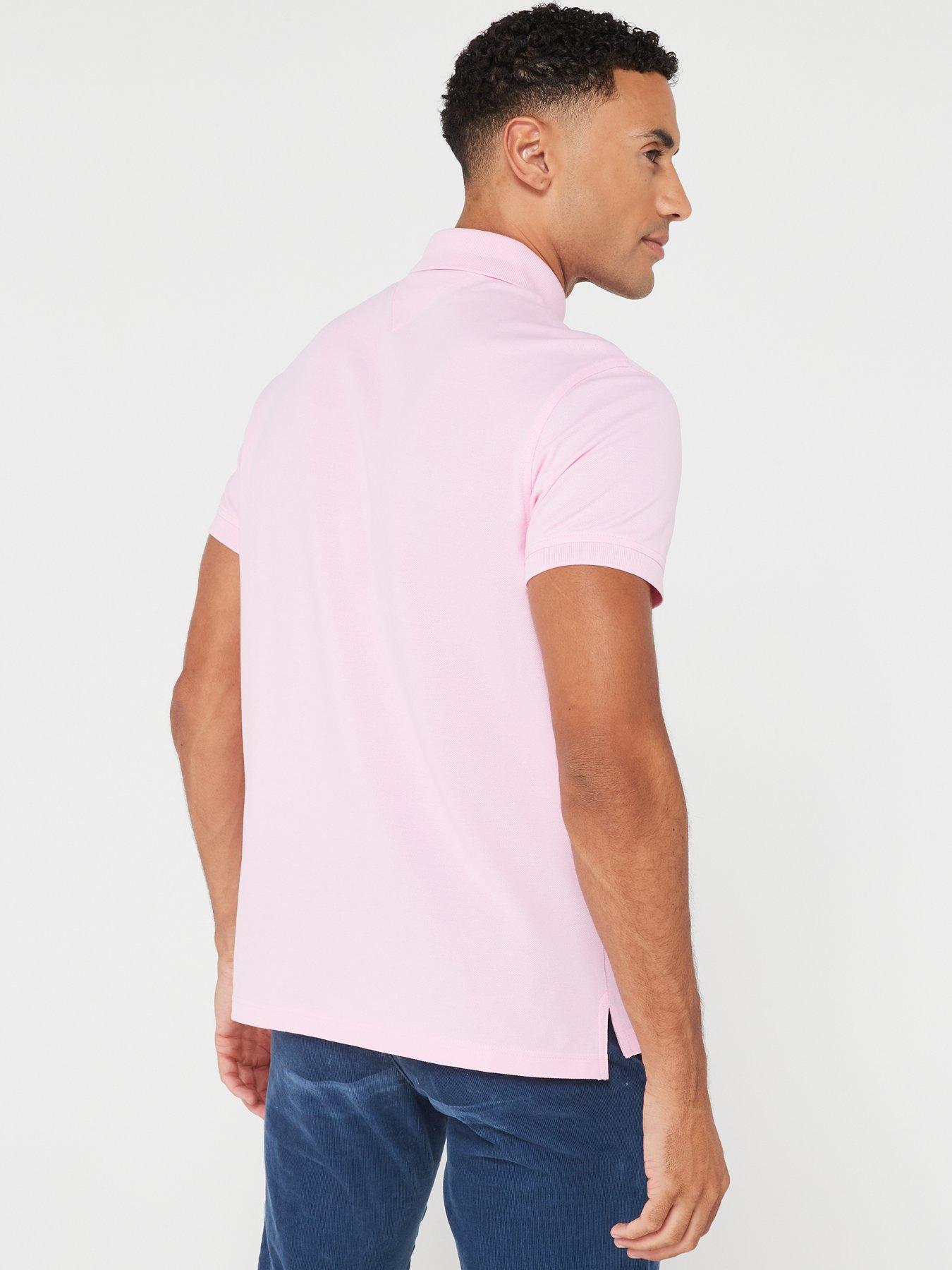 hot pink tommy hilfiger shirt