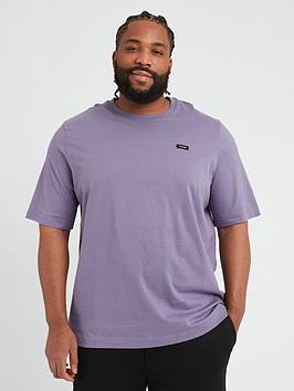Calvin Klein Big & Tall Cotton Comfort Fit T-Shirt - Purple