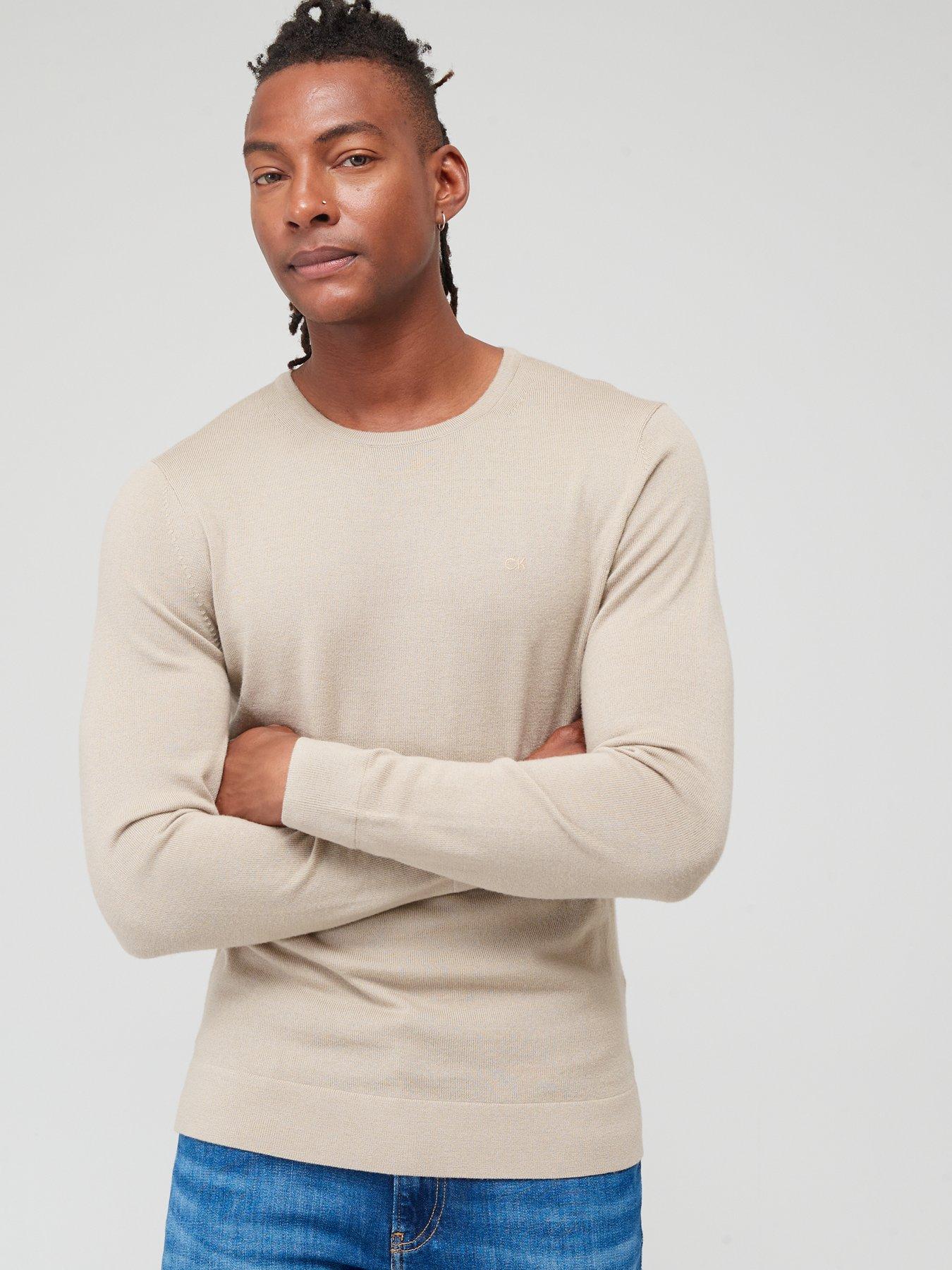 Calvin klein merino deals sweater