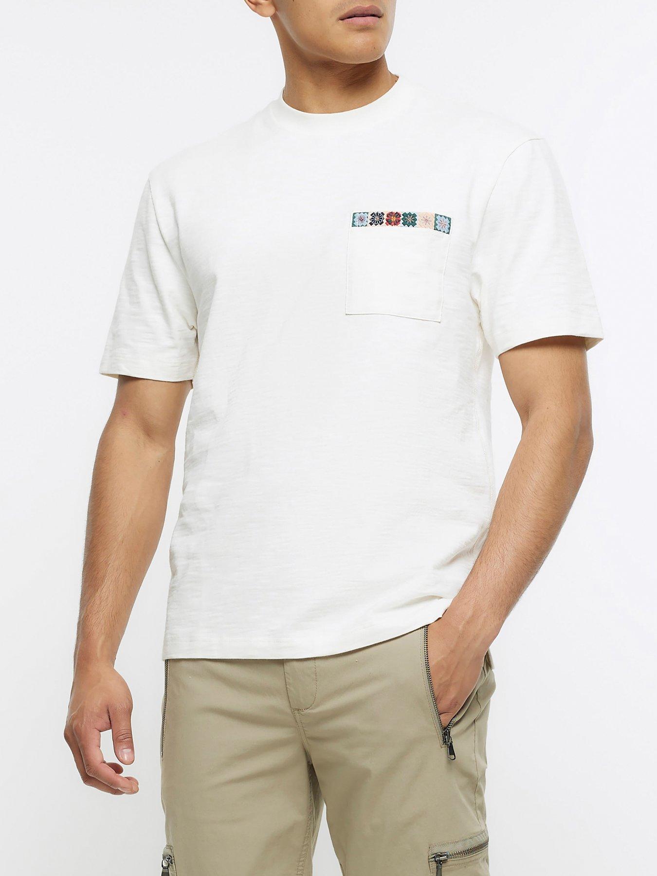 river island pocket t shirt