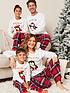  image of very-man-mens-family-penguin-mini-me-christmas-pyjamas-red