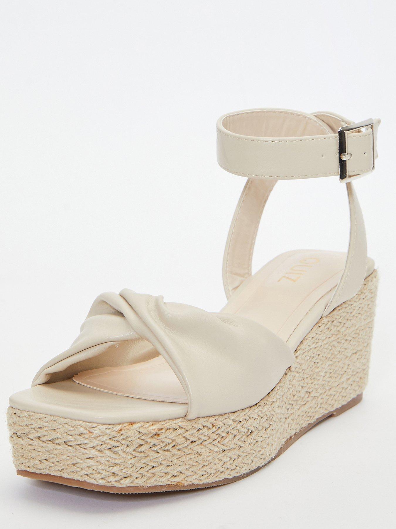 Quiz wedge sale sandals