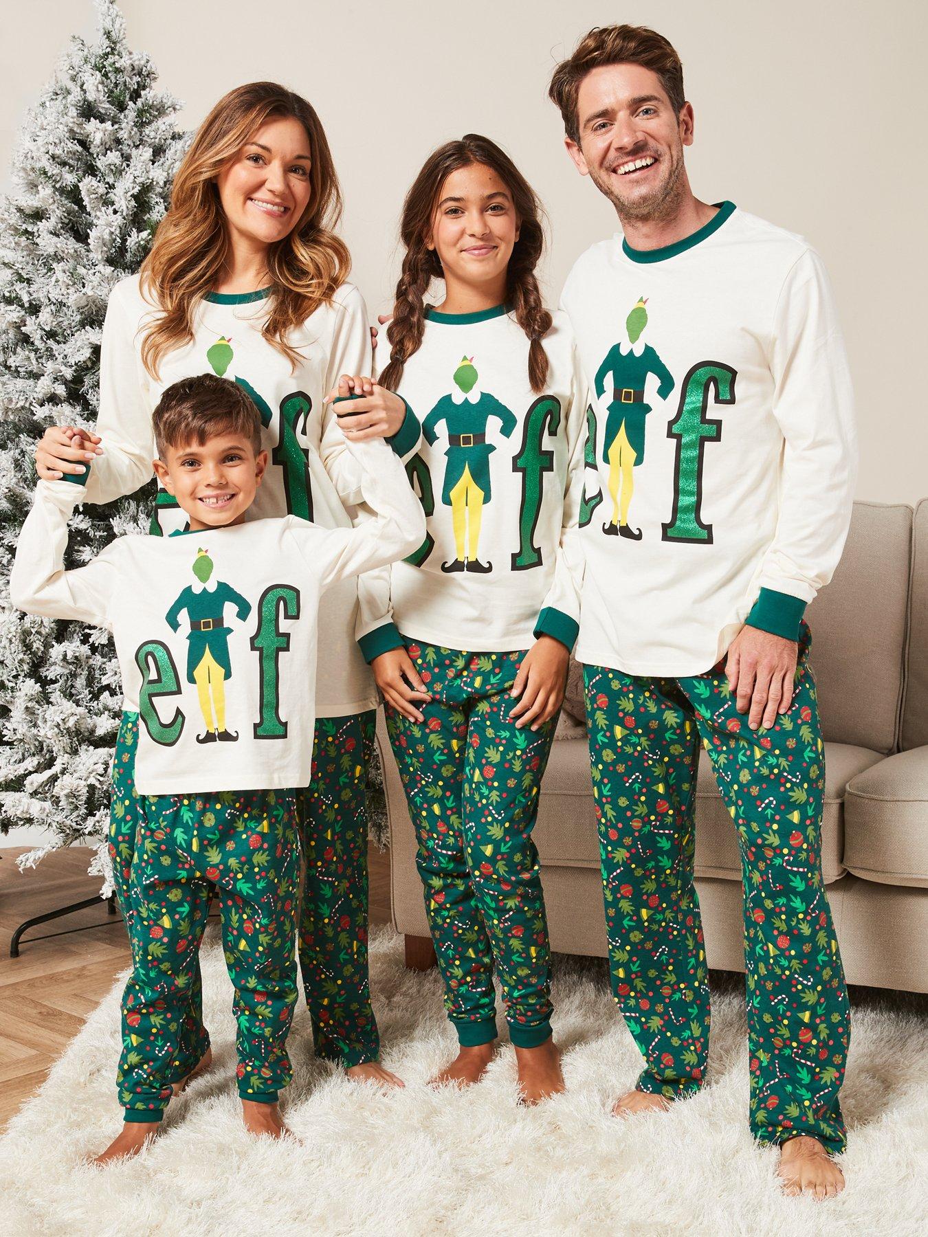 Childrens discount elf pyjamas