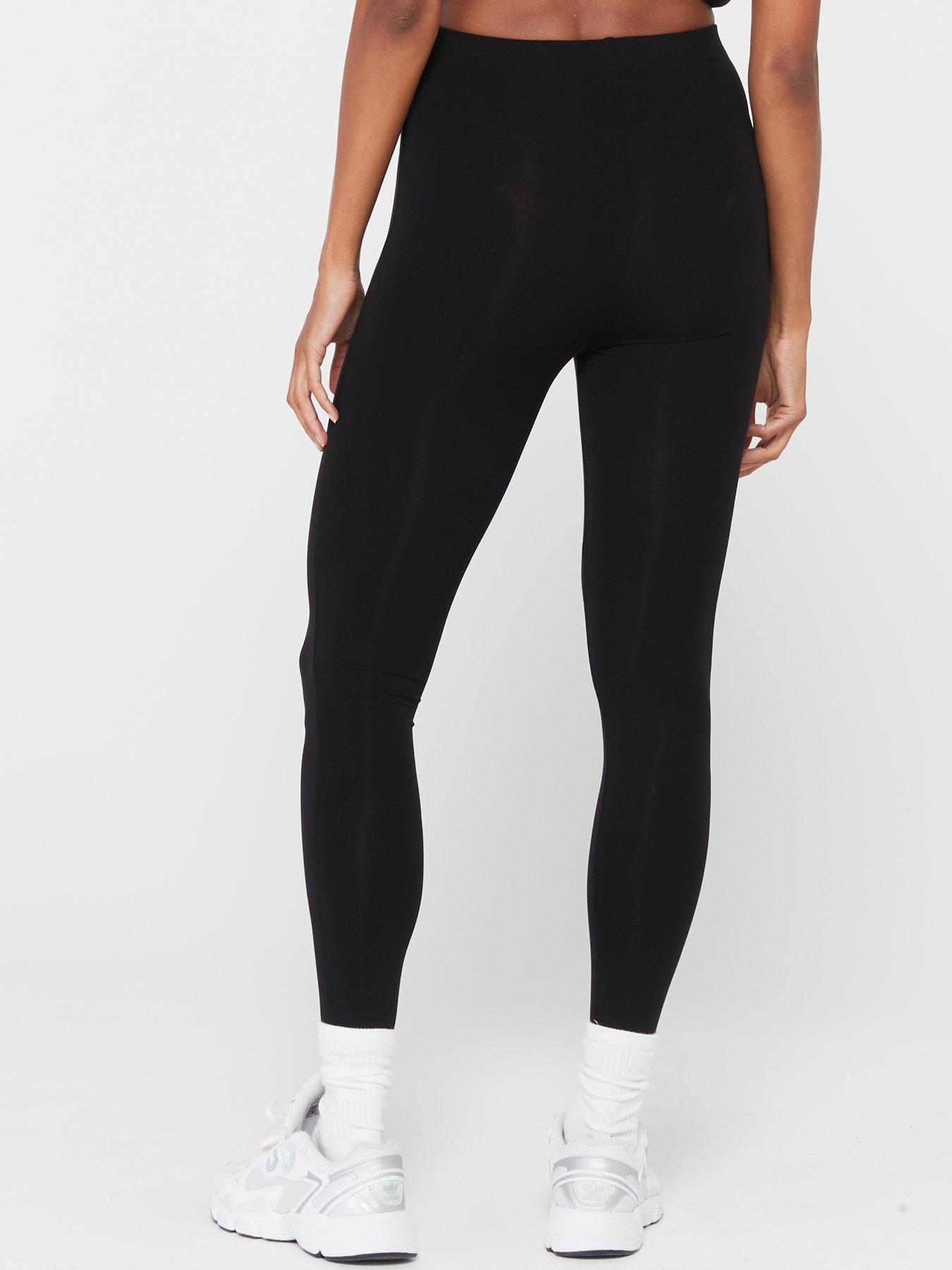 Single Viscose Elastane High Waist Legging - Black