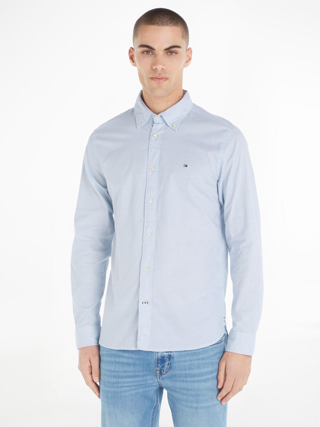 Tommy Hilfiger 1985 FLEX OXFORD RF SHIRT Pink - Free delivery