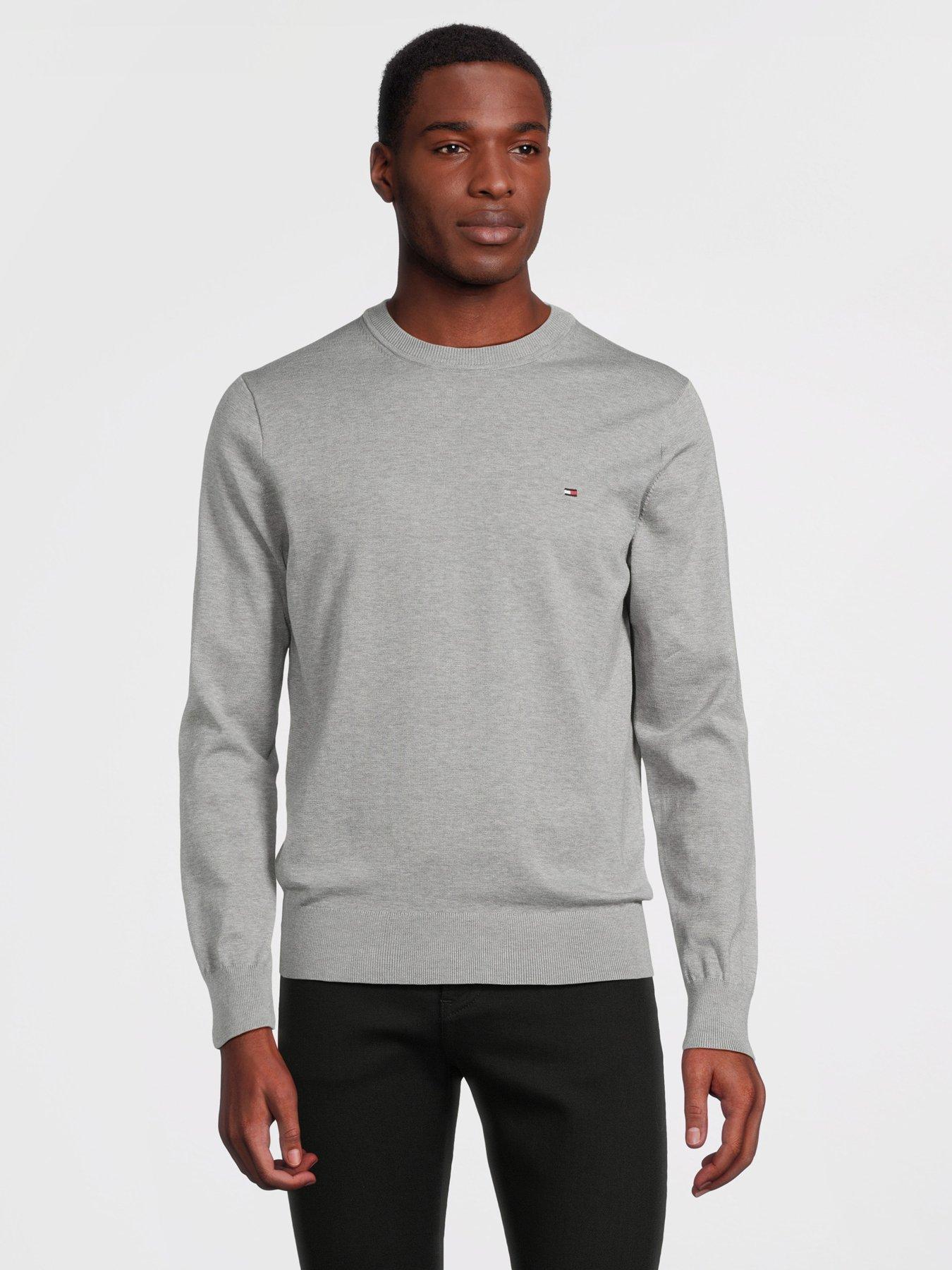 Grey 2024 hilfiger jumper