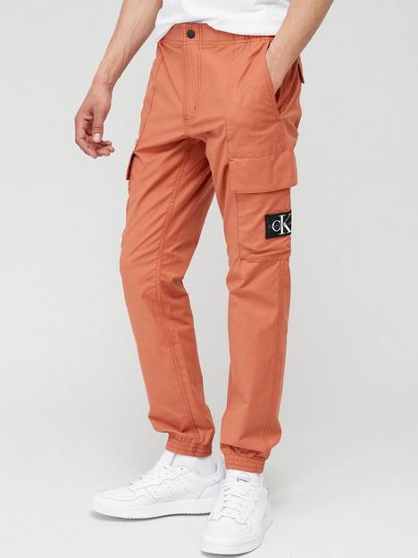 calvin-klein-jeans-skinny-washed-cargo-pants-brown