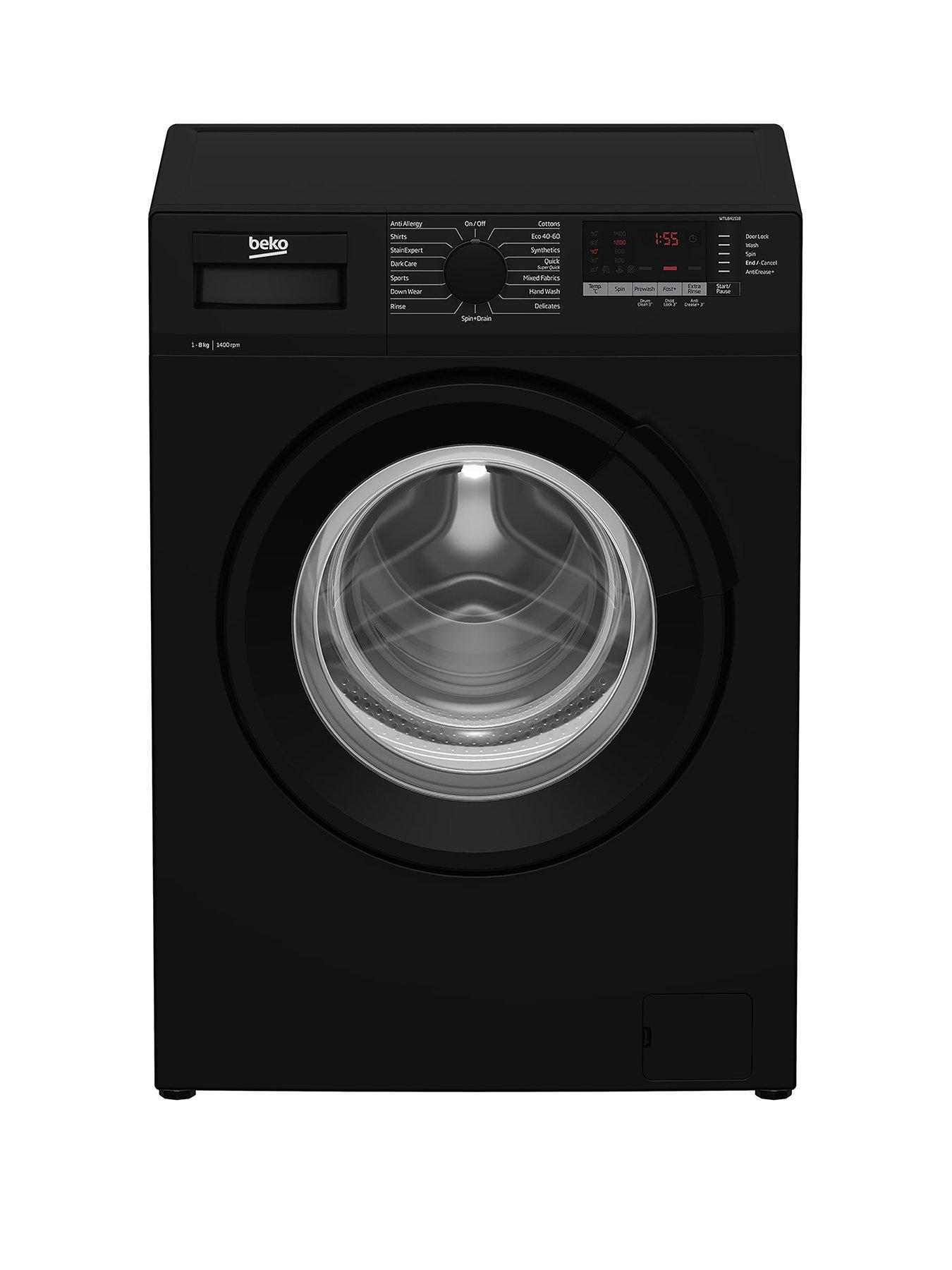 Image 1 of 4 of Beko WTL84151B 8kg Load, 1400rpm Spin Freestanding&nbsp;Washing Machine -&nbsp;Black