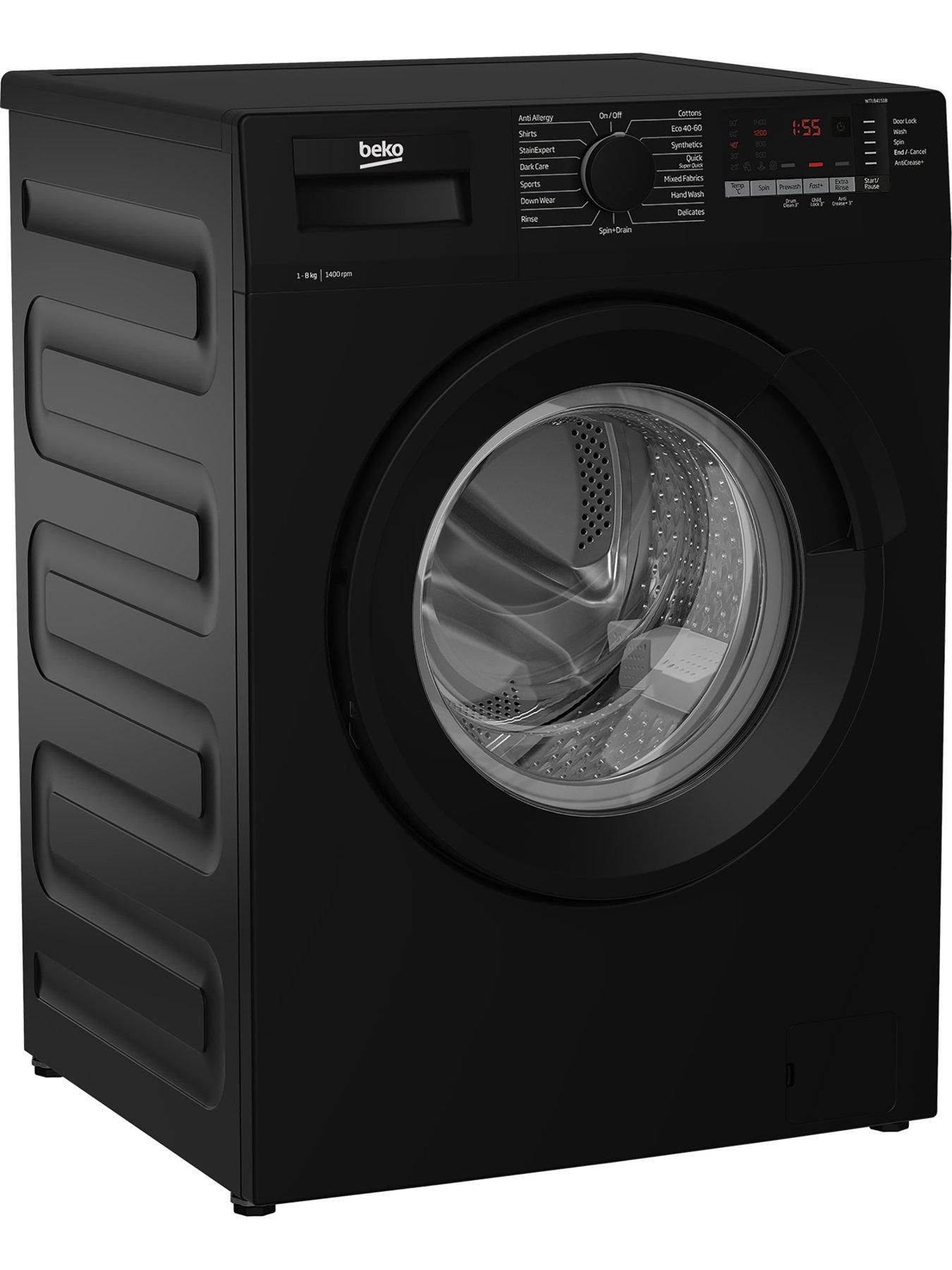 Image 2 of 4 of Beko WTL84151B 8kg Load, 1400rpm Spin Freestanding&nbsp;Washing Machine -&nbsp;Black