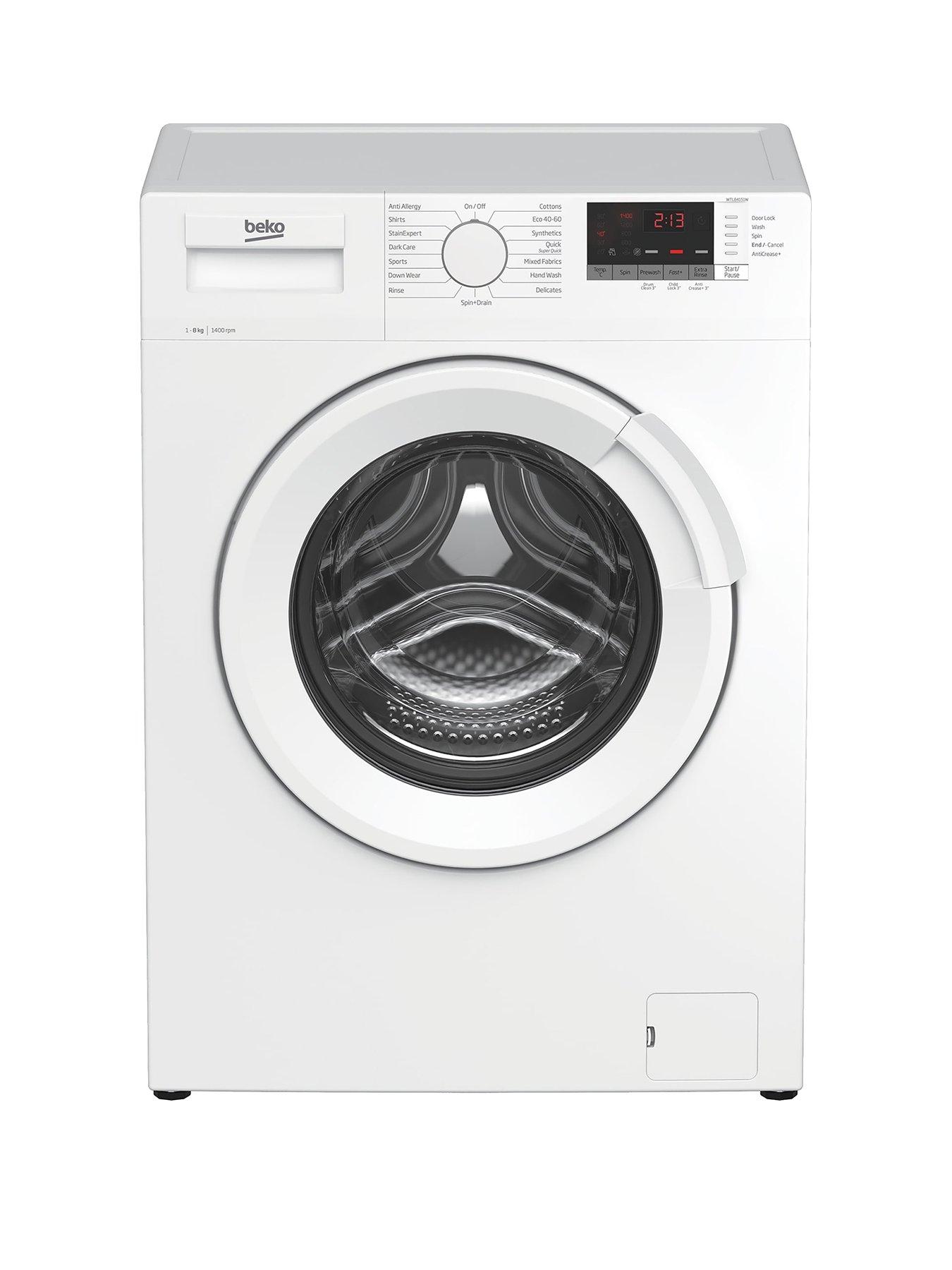 undefined WTL84151W 8kg Load, 1400 Spin Washing Machine - White