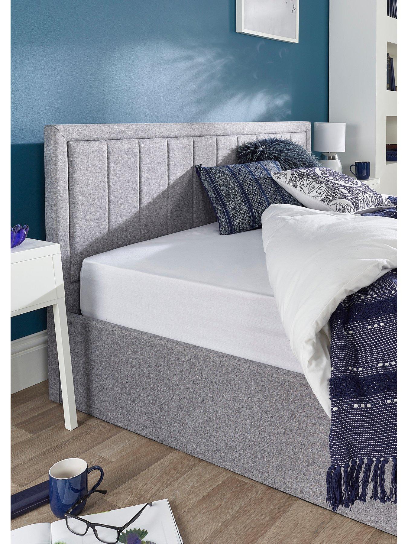 Image 5 of 5 of Aspire Cotswold Framed Quilted Headboard Ottoman Bed Double
