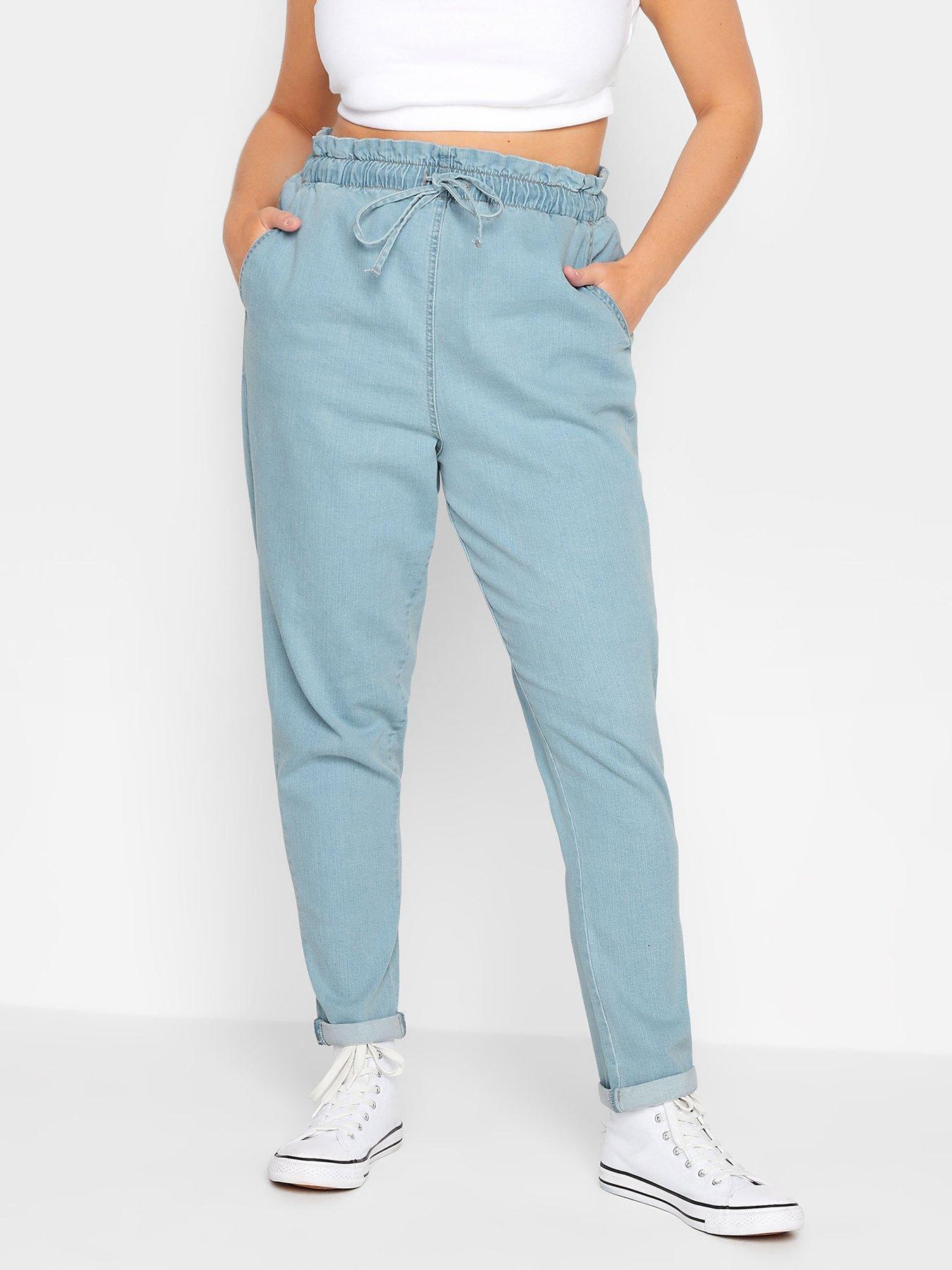 Paperbag best sale mom jean