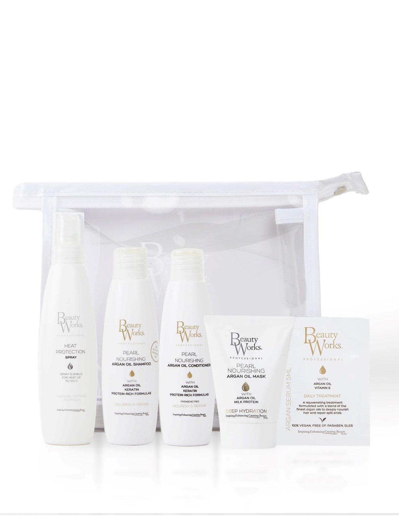 Image 1 of 2 of Beauty Works Travel Set - Argan Moisture Repair (Sulfate Free) 50ml