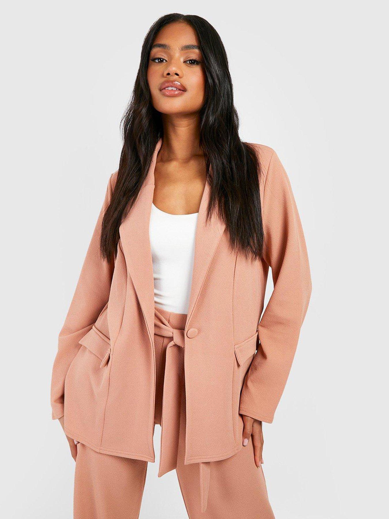 Crepe Oversized Blazer