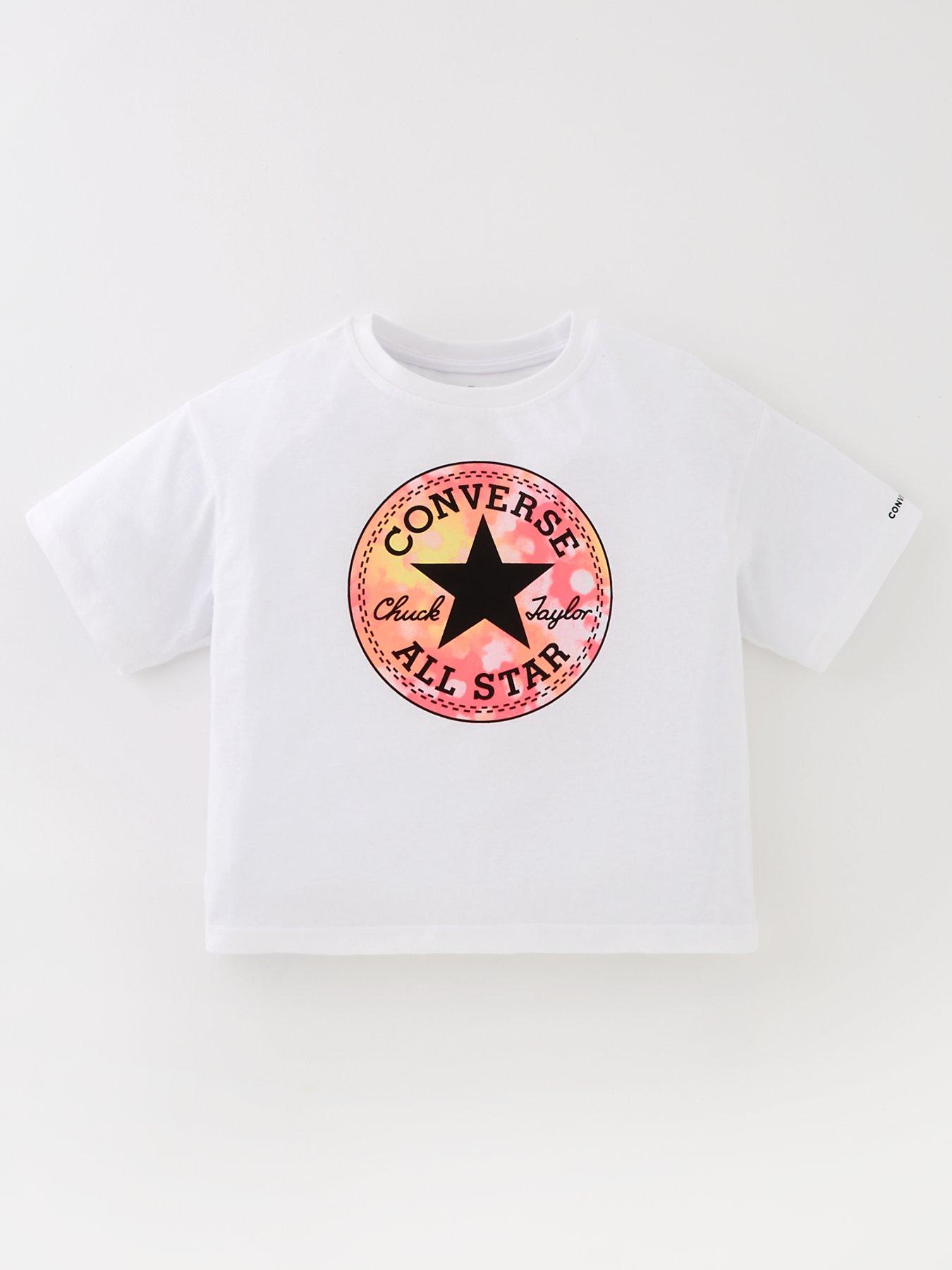 Girls converse t on sale shirt