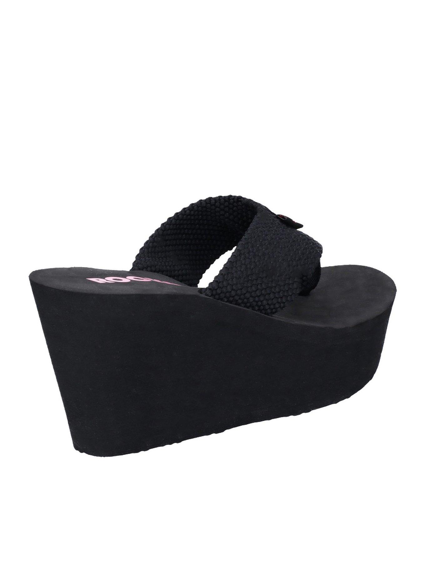 Rocket Dog Diver Wedges Black Very
