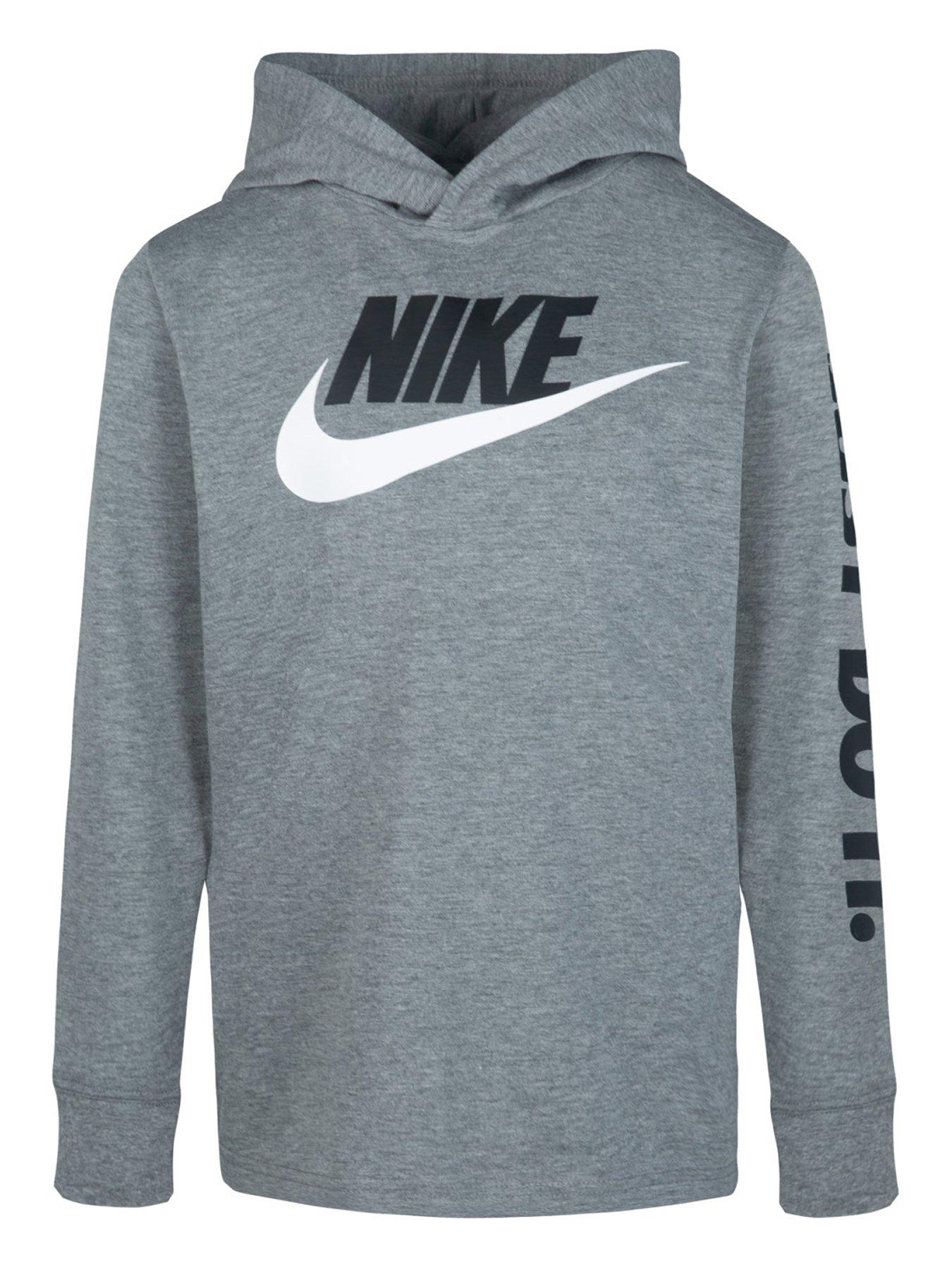 Long sleeve hooded t shirt clearance nike