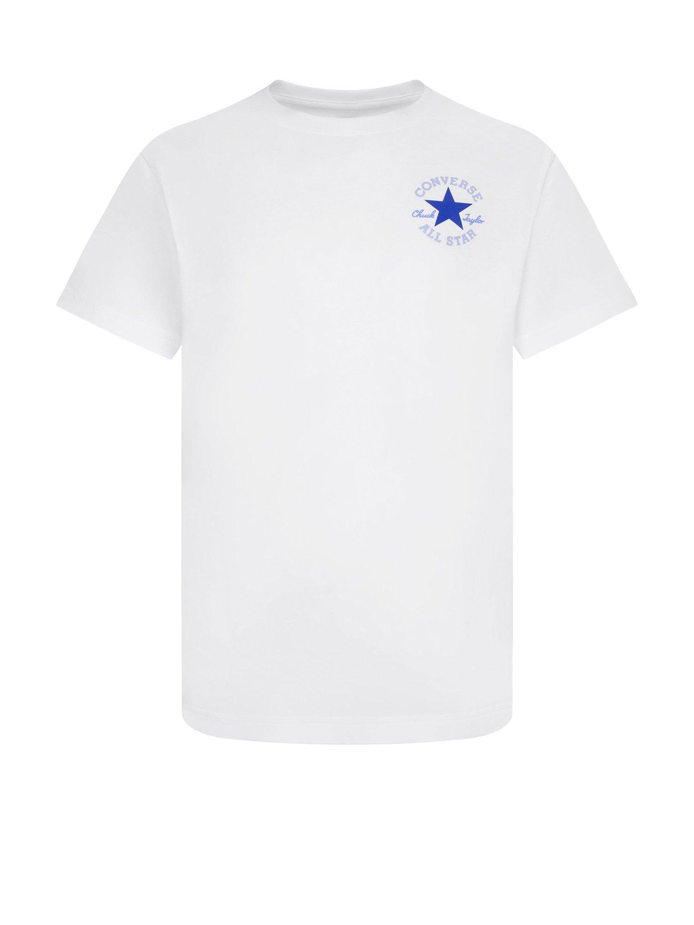 White converse clearance shirt