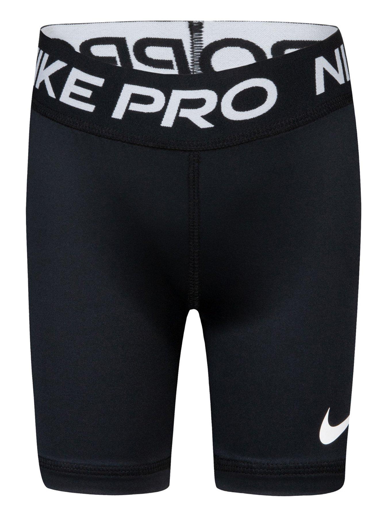 Nike Kids Girls Pro Shorts - Black
