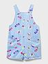  image of crew-clothing-girls-butterfly-playsuit-blue