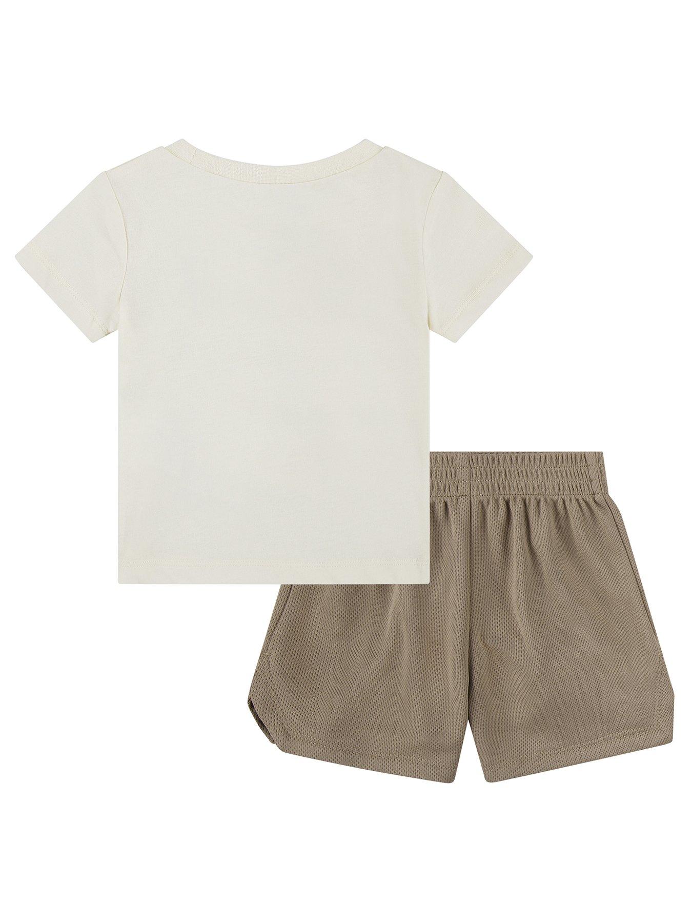 Nike Infant Boys Wild Air Short & Tee Set - Beige