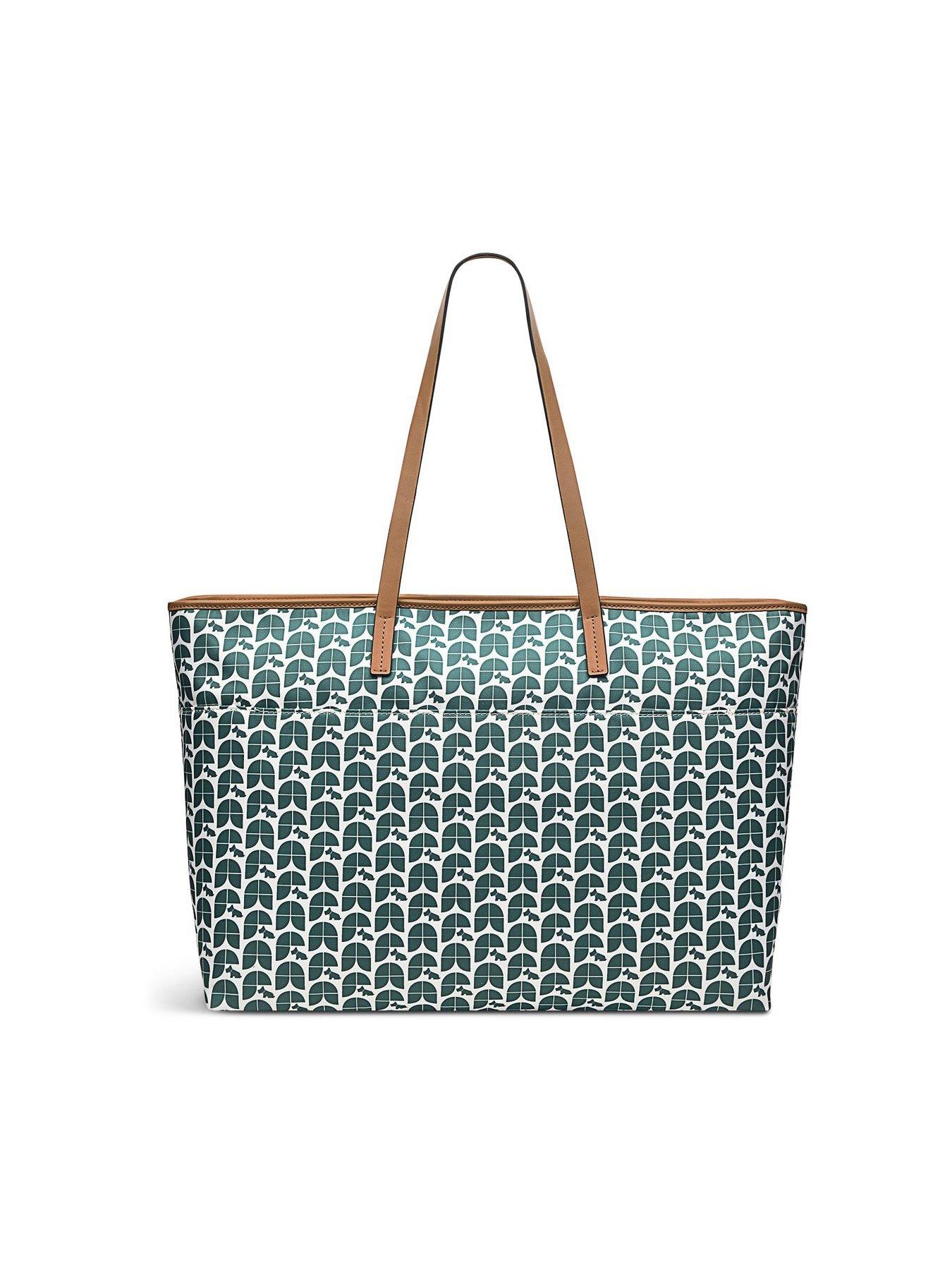 Radley Finsbury Park - Lily Pad Fabric Large Ziptop Shoulder - Palm ...