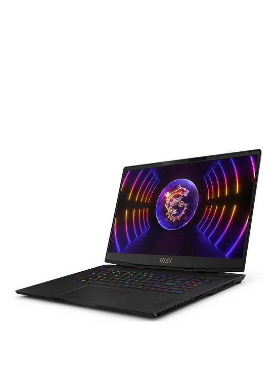front image of msi-stealth-17-studio-gaming-laptop-a13vf-008uk-173in-qhd-240hz-geforcenbsprtx-4060-intel-core-i7-16gb-ram-1tb-ssd-core-black