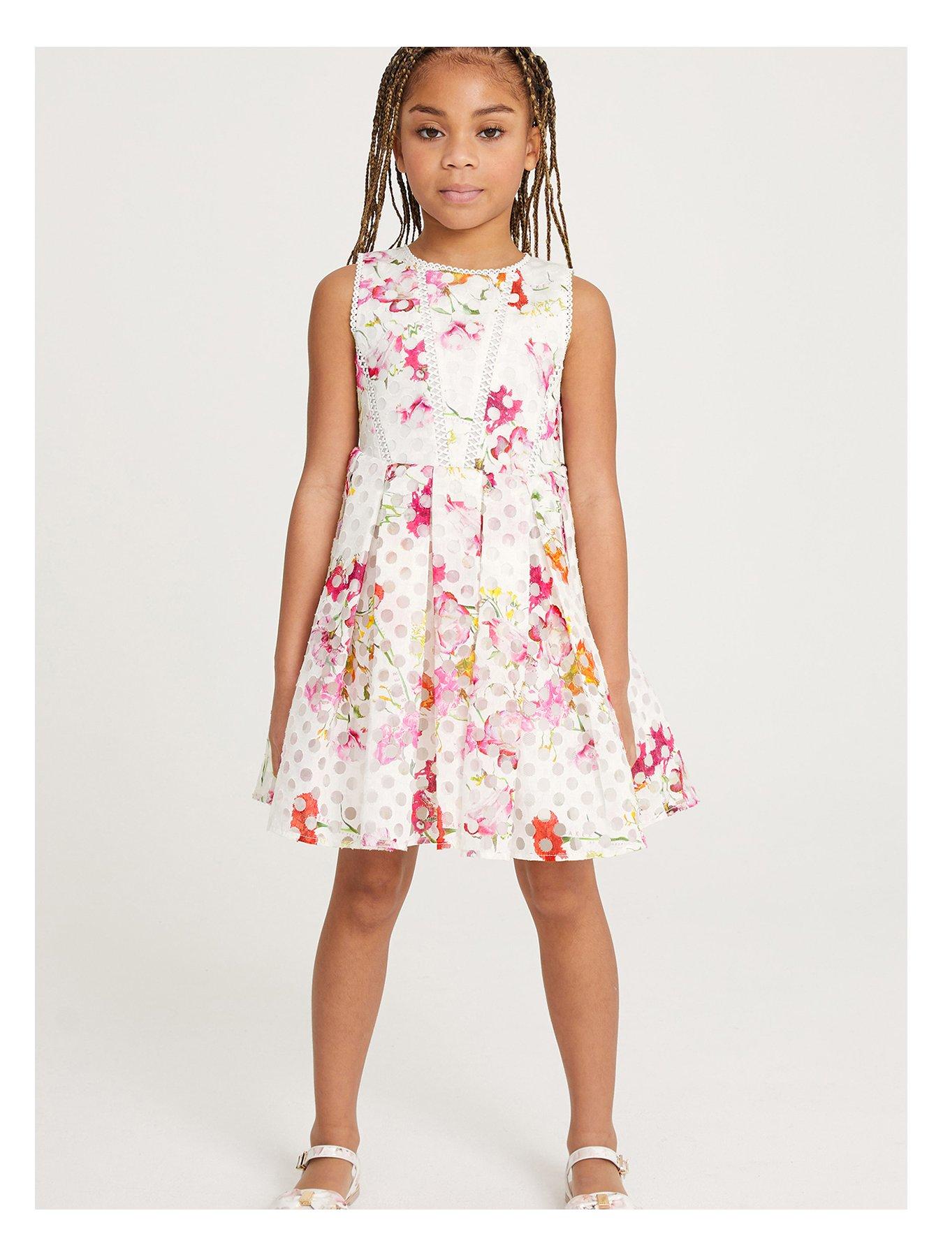 Girls pink outlet ted baker dress