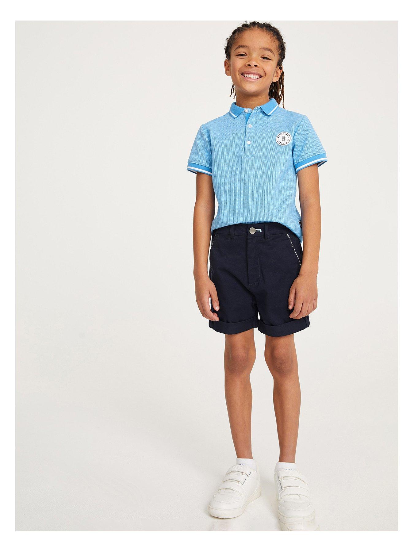 Ted Baker Baker By Ted Baker Boys Navy Chino Short | very.co.uk