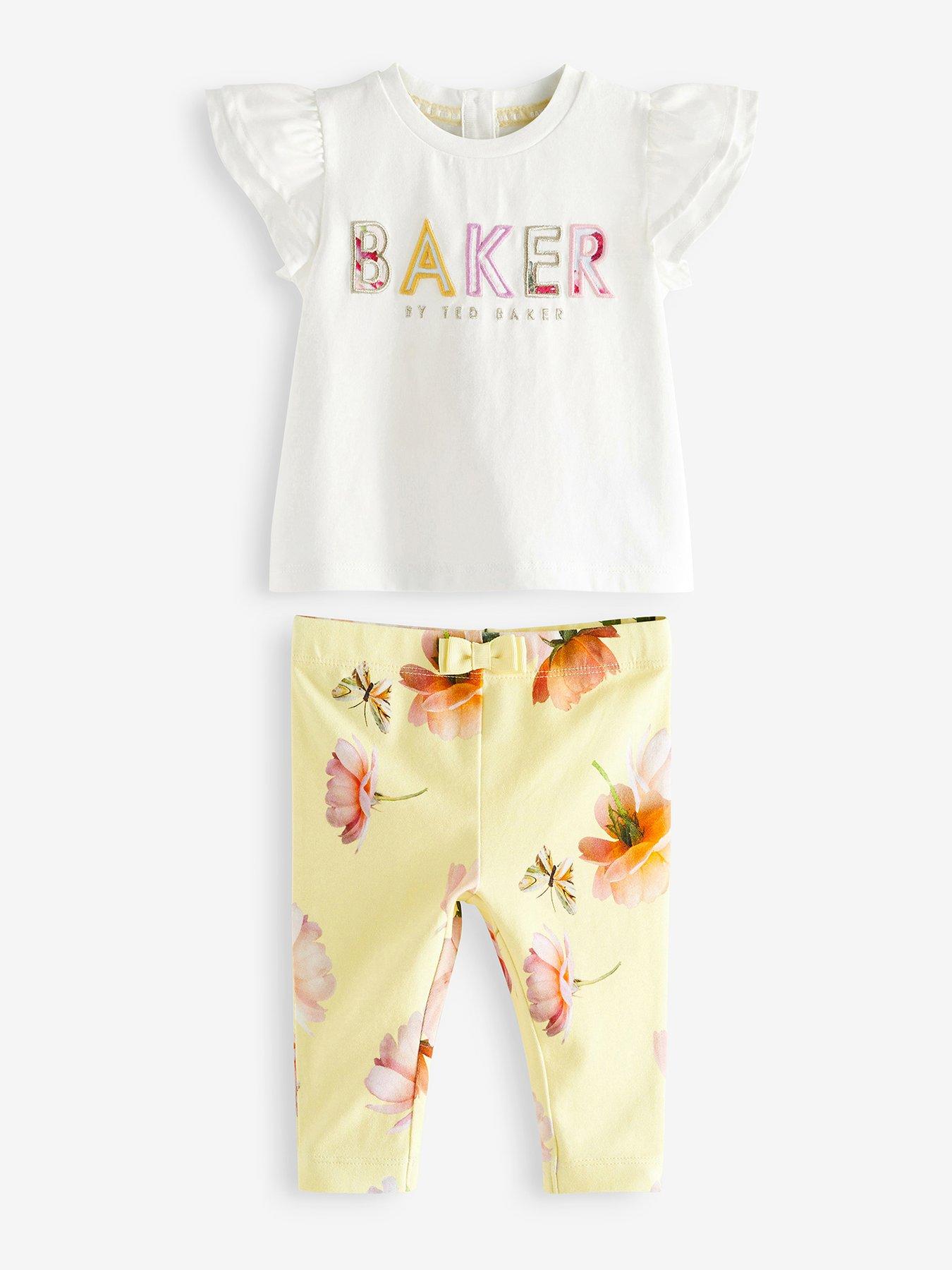 Ted Baker Baker By Ted Baker Baby Floral Pleat Set very.co.uk