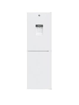 Product photograph of Hoover Hoct3l517fwwk 55cm Wide 50 50 Freestanding Low Frost Fridge Freezer With Water Dispenser - White from very.co.uk