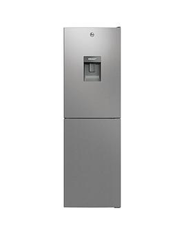 Product photograph of Hoover Hoct3l517fwsk 55cm Wide 50 50 Freestanding Low Frost Fridge Freezer With Water Dispenser - Silver from very.co.uk